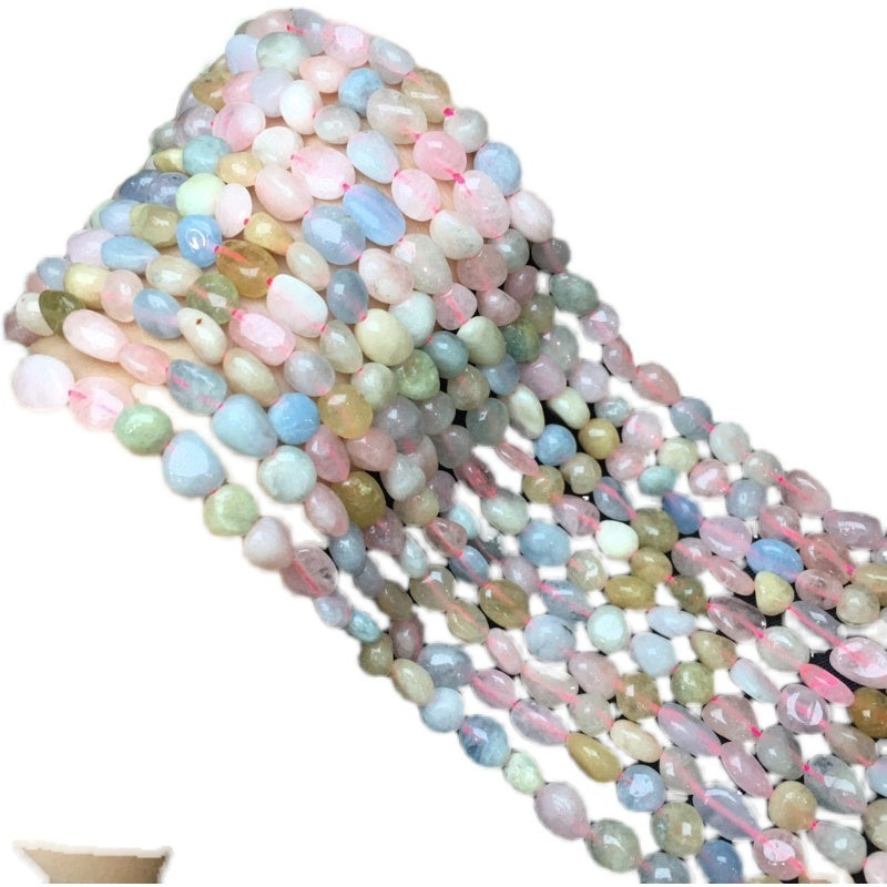 Natural Crystal Morganite Semi-finished Product