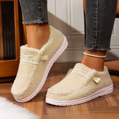 Ethnic Style Series Flat Casual Breathable Soft Bottom Lazybone Women's Shoes