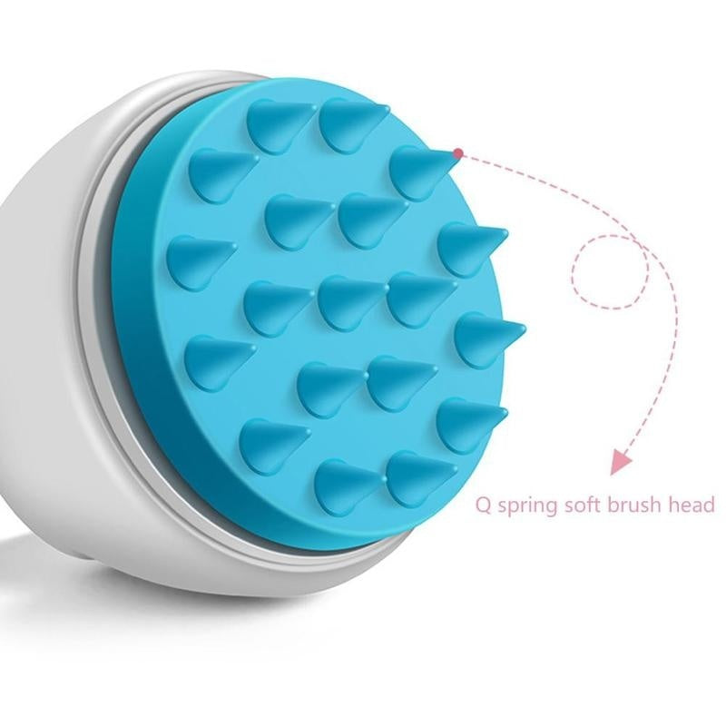 Electric Rotating Shampoo Brush Head Massager Automatic Kneading