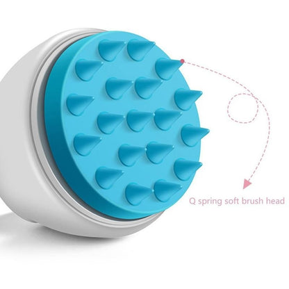 Electric Rotating Shampoo Brush Head Massager Automatic Kneading