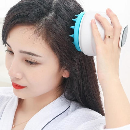 Electric Rotating Shampoo Brush Head Massager Automatic Kneading
