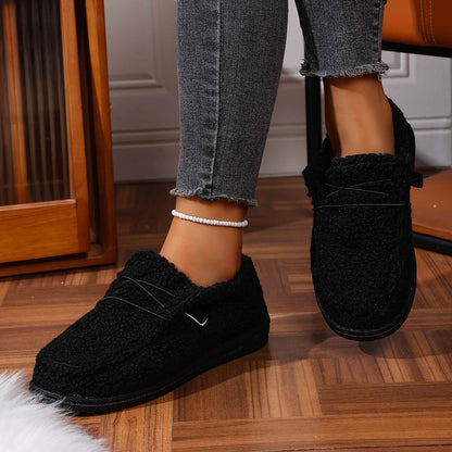 Ethnic Style Series Flat Casual Breathable Soft Bottom Lazybone Women's Shoes