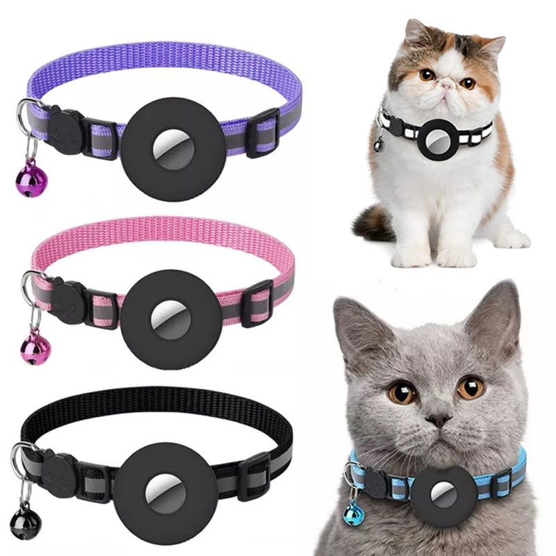 Waterproof Reflective AirTag Pet Collar Case