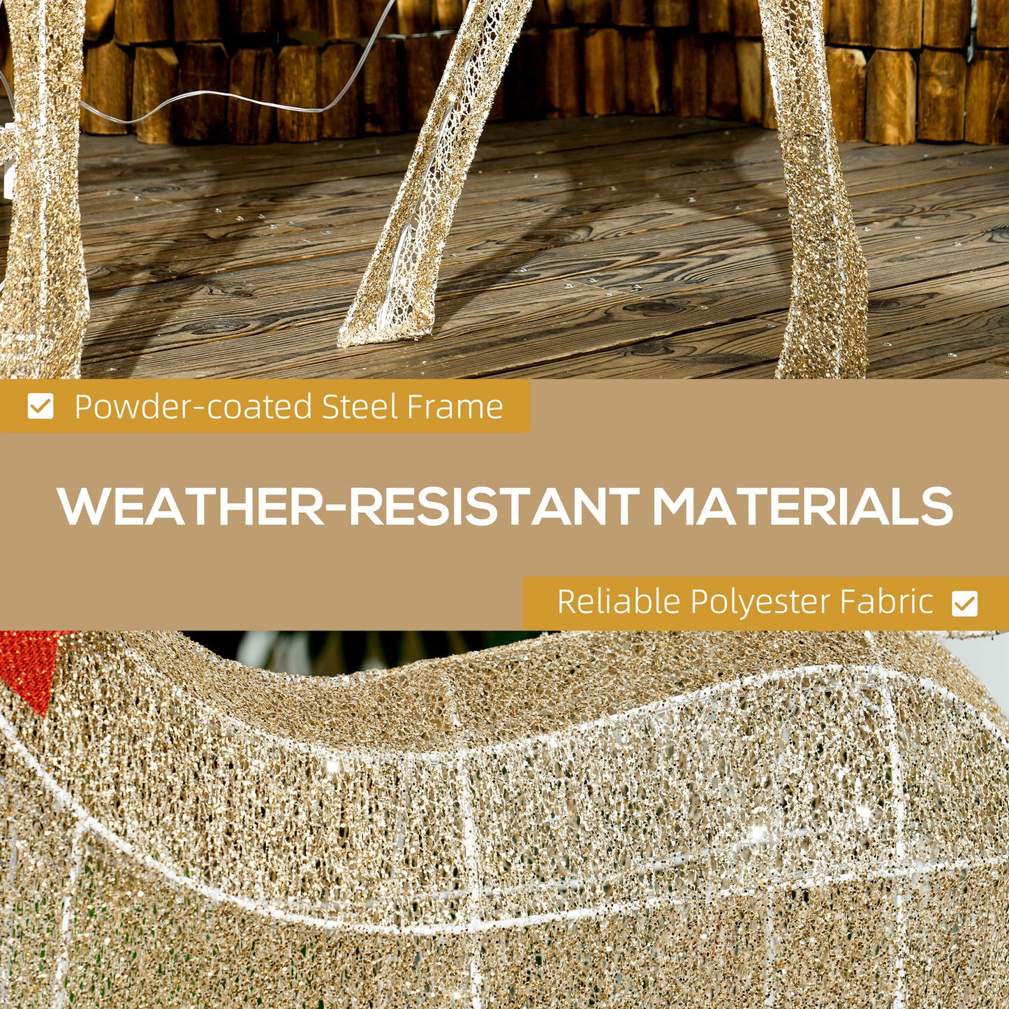 Lighted Reindeer Christmas Decorations