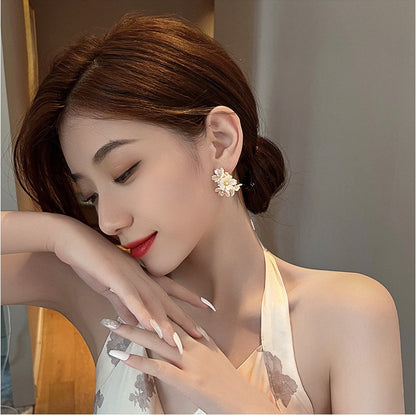 Unique Exaggerated Flower Earrings