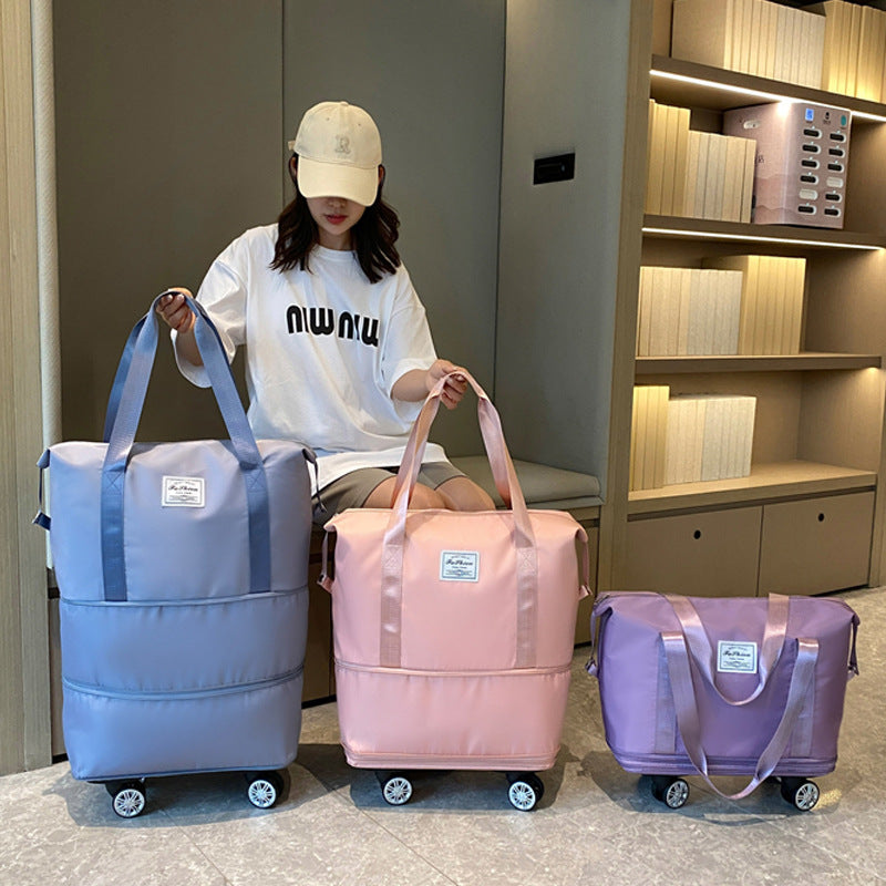 Large-capacity Travel Bag With Omnidirectional Wheels