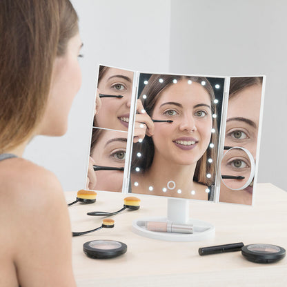 Magnifying Mirror with LED 4-in-1 Ledflect