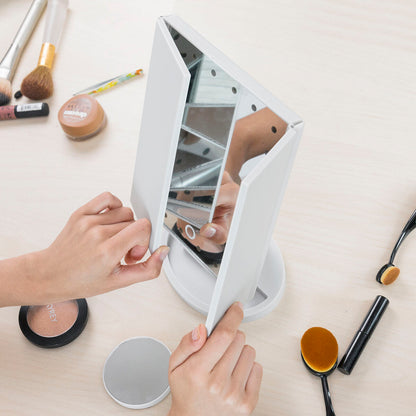 Magnifying Mirror with LED 4-in-1 Ledflect
