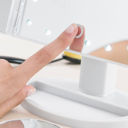 Magnifying Mirror with LED 4-in-1 Ledflect